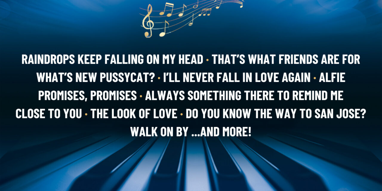 Going Bacharach - Songs List